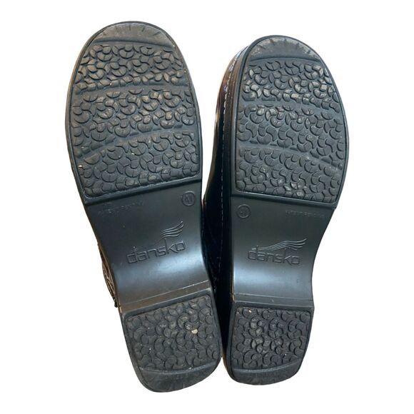 Dansko Woman Clog Iridescent “Bowling Ball” Patent Leather Sz 41 US 10.5 - Picture 7 of 7